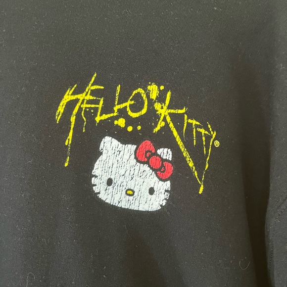 Vintage Hello Kitty rocker vintage style hoodie NWT Sz L - Picture 5 of 6